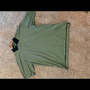 FJ XL green golf polo